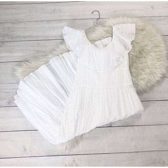 $448 Tory Burch Striped Seersucker Cotton White Dress
Sz 8 - Picture 5 of 8